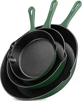 cast iron fry pot set