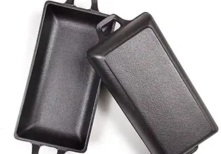 cast iron waffle pan