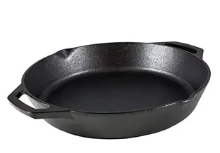 rectangular cast iron pan