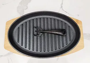 large enameled cast iron skillet