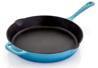 enamel frying pan with lid