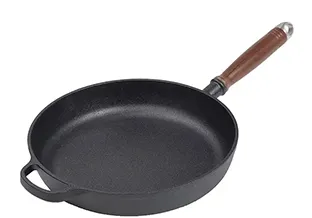red cast iron skillet