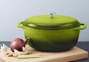 enameled cast iron cookware set