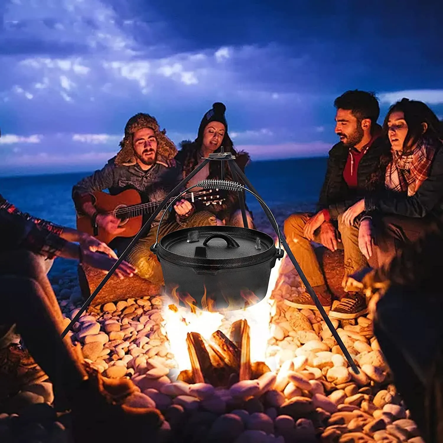 12 qt cast iron dutch oven