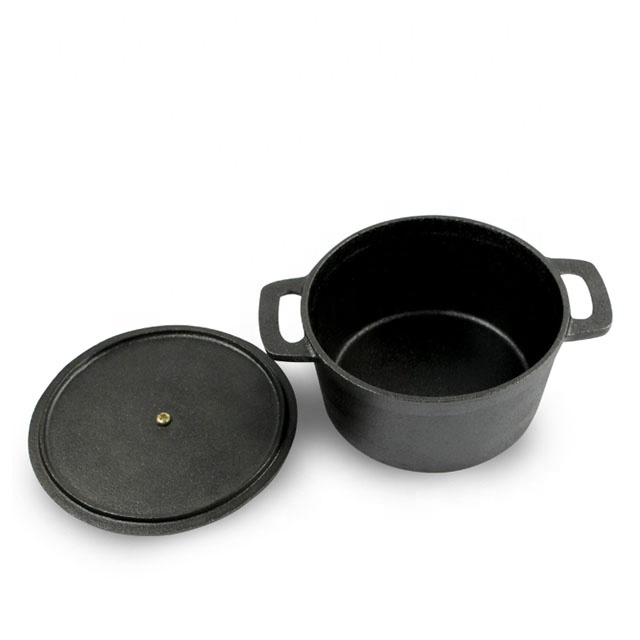 ENAMELED CAST IRON DUTCH OVEN (SMALL/MINI) - 4