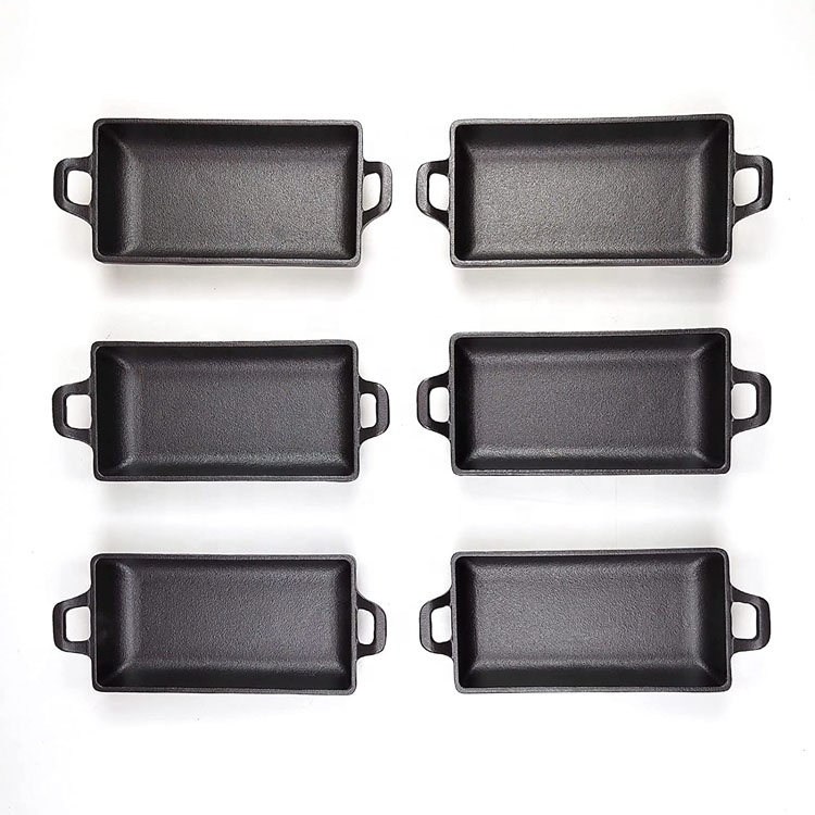 CAST IRON MINI SERVER RECTANGLE PAN