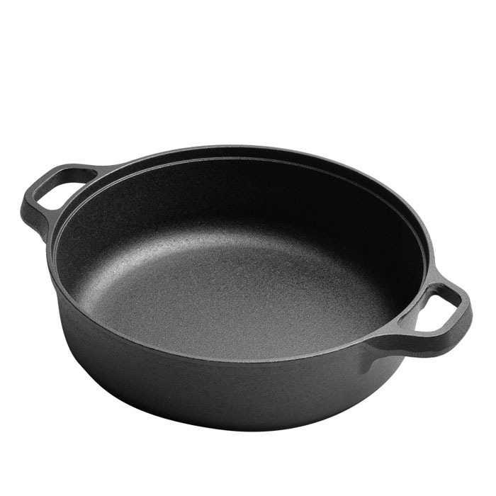 round flat cast iron griddle
