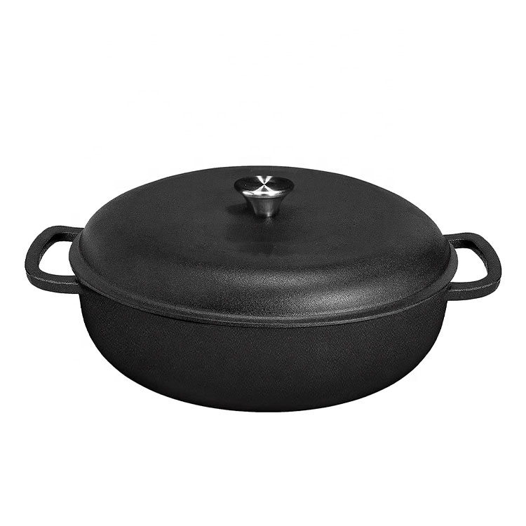 Health and Environmental Protection Coating Iron Cast Pots Casseroles Nonstick Seafood Pot Enamel Cookware