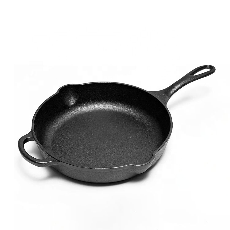 China High Quality Pre-seasoned Cast Iron Camping Fry Pan Skillet 10 inch Cast Iron Frying Pan